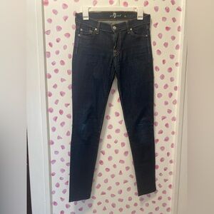 Dark Wash 7 for all Mankind Skinny Jeans Size 27